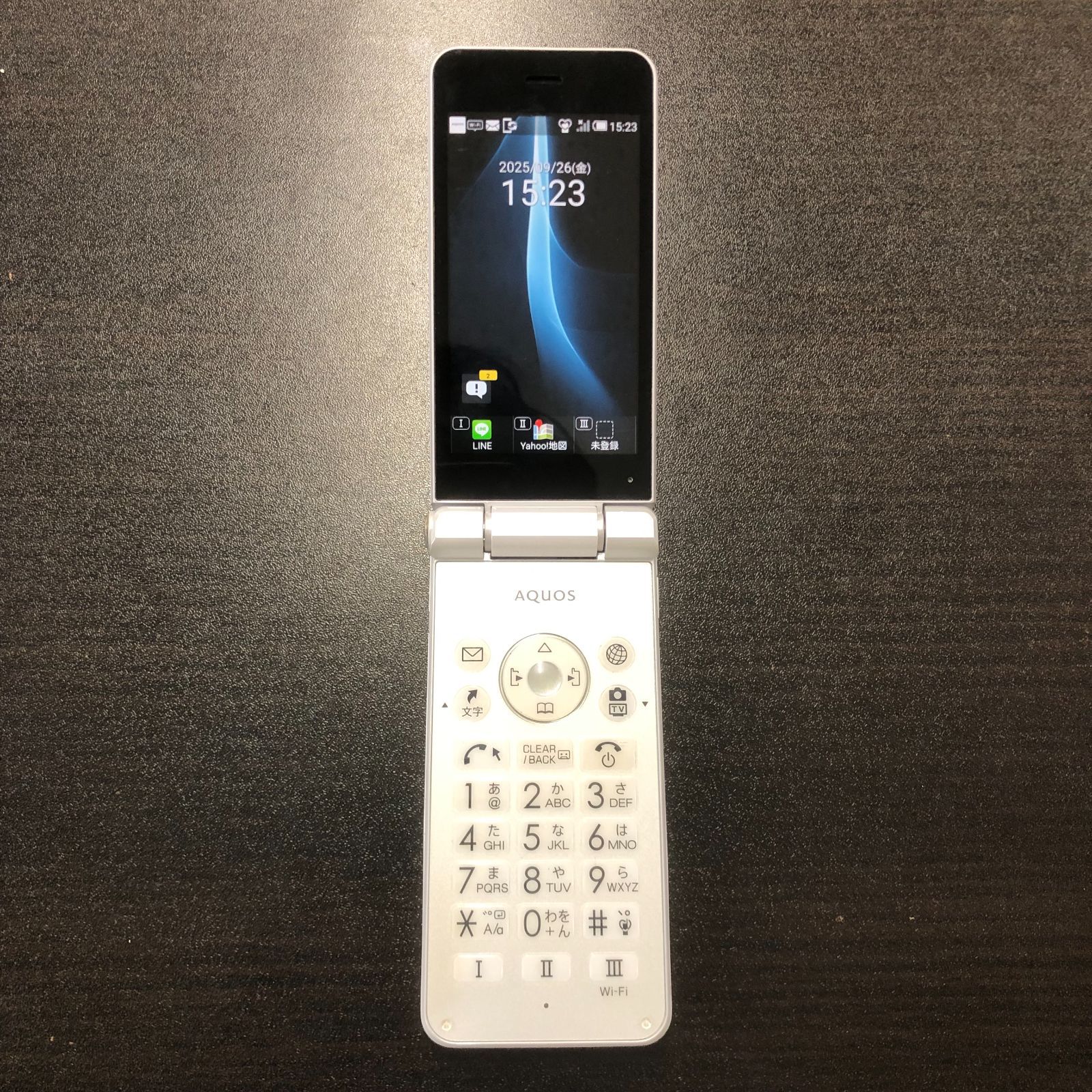 AQUOS ケータイ2 NP602SH Softbank ホワイト 送料無料 本体 c11136