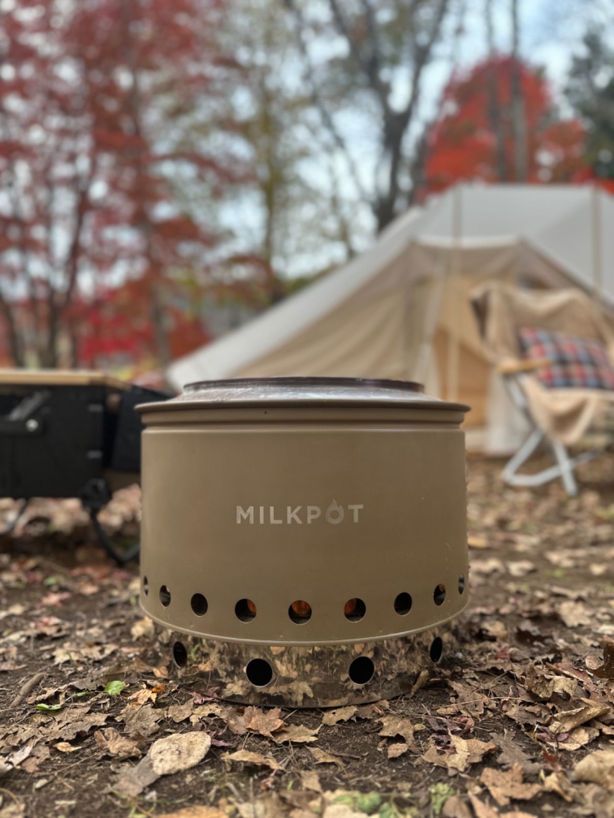 韓国直輸入 MILK POT Stove500 二次燃焼 焚き火台 ミルクポット 韓国系キャンプ - メルカリ