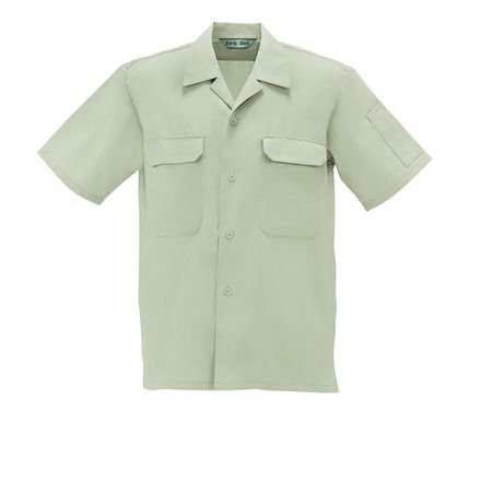 【新品・7営業日以内発送】4532484642187 Early Bird 606 ハンソデシヤツ 色：アースグリーン サイズ：4L【沖縄離島販売不可】