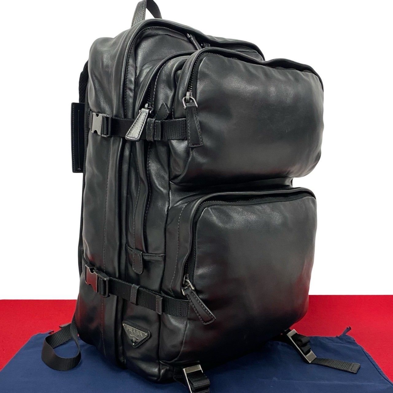 PRADA プラダ リュック 三角ロゴ ナイロン×レザー （PRADA