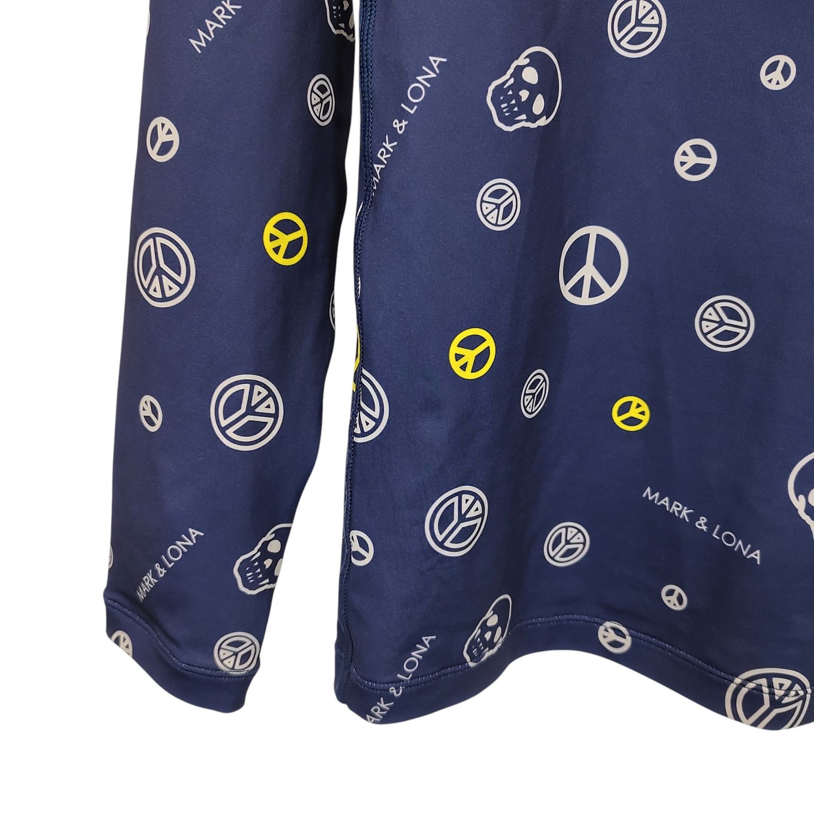 MARK＆LONA マークアンドロナ ゴルフ モックネック 長袖 Tシャツ