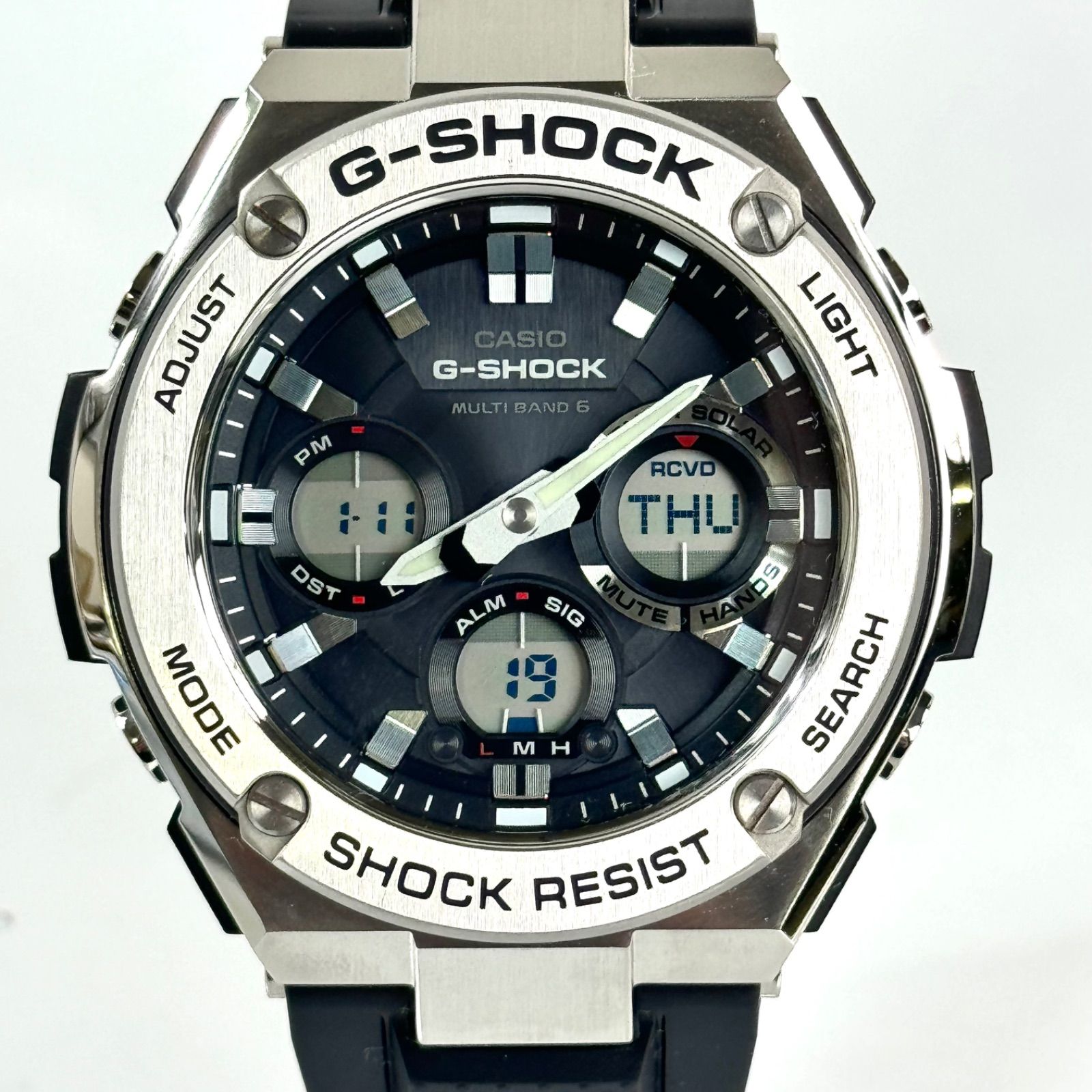 美品】カシオ G-SHOCK ジーショック G-STEEL GST-W110-1AJF タフ 