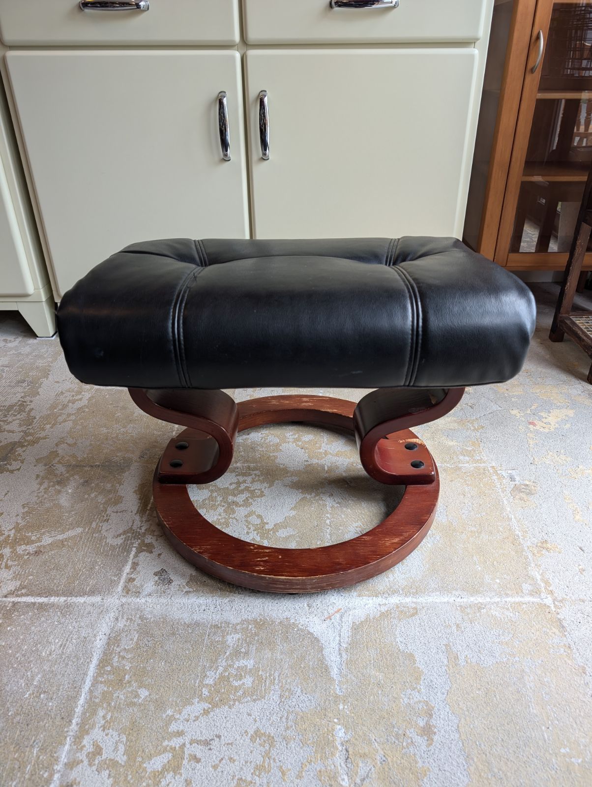 Ekornes エコーネス ヴィンテージ オットマンスツール 送料込】Ekornes エコーネス ヴィンテージ オットマンスツール レザー