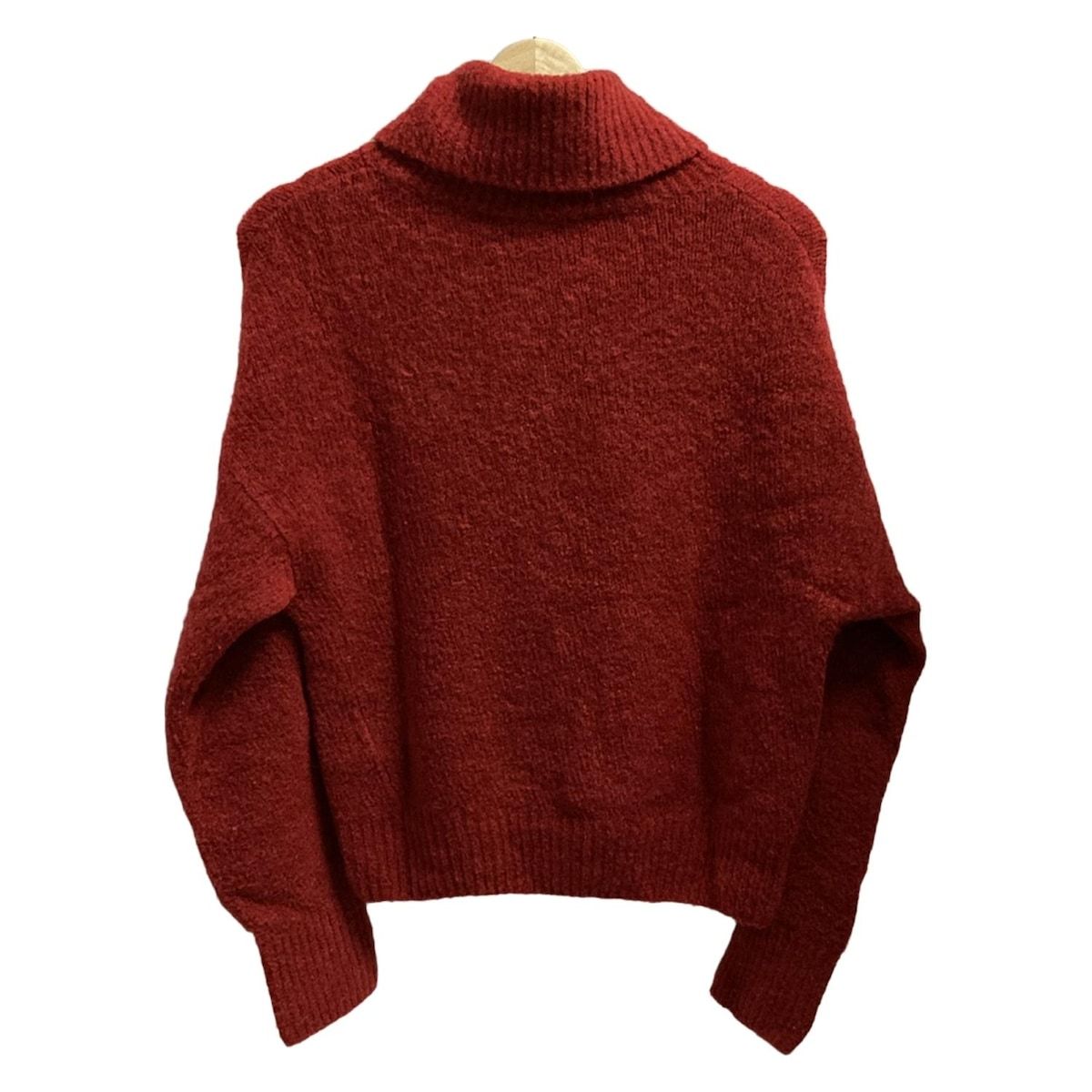 45 rpm フォーティーファイブアールピーエム 長袖セーター サイズ2 M レディース - レッド タートルネック