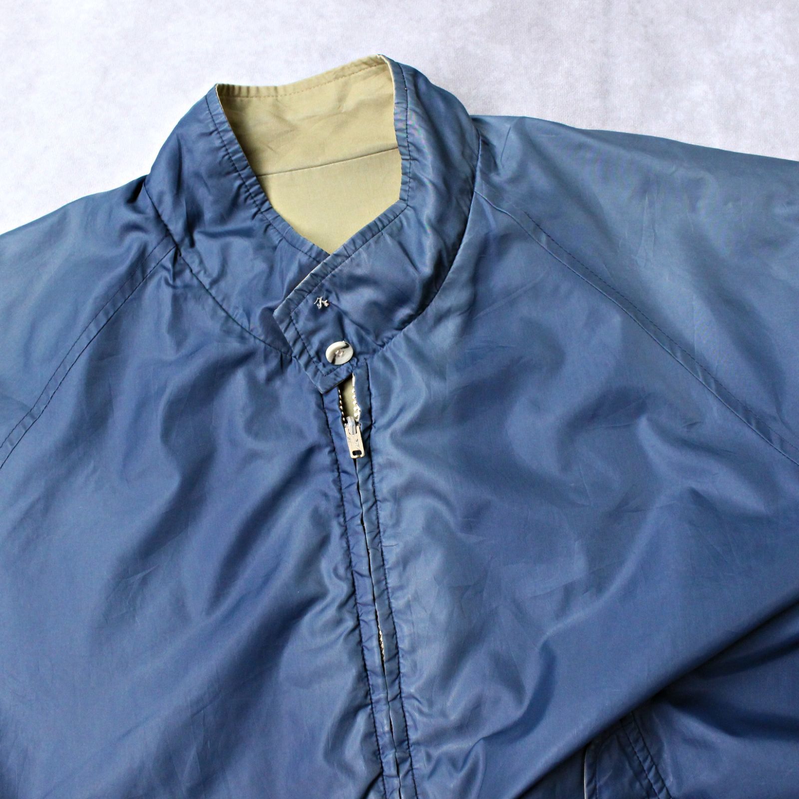 90s ビンテージ LANDS' END リバーシブル ハリントンジャケット