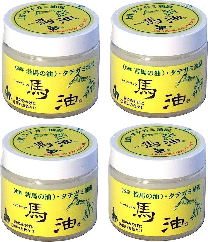 30％割引 ショウキリュウ 馬油(若馬の油) 80ml×4セット chachas.ca