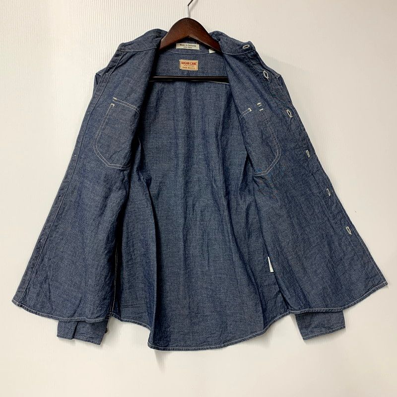 SUGARCANE シャンブレーシャツ 長袖 古着 2025年最新】シュガーケーン シャンブレーシャツ sugarの人気