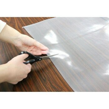 透明ダイニングラグ