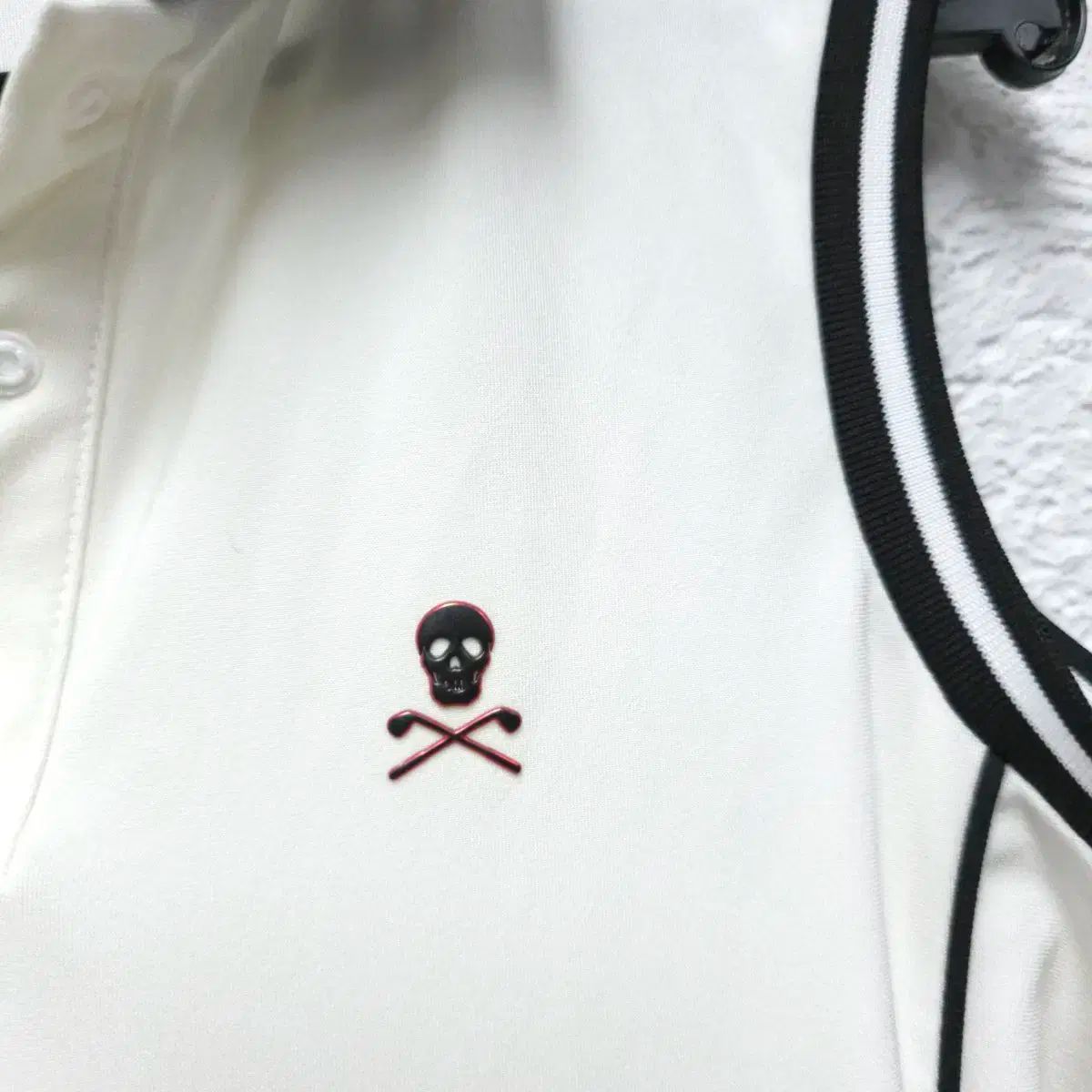 MARK & LONA(マークアンドロナ) ホワイト ノースリーブ ゴルフ ワンピース