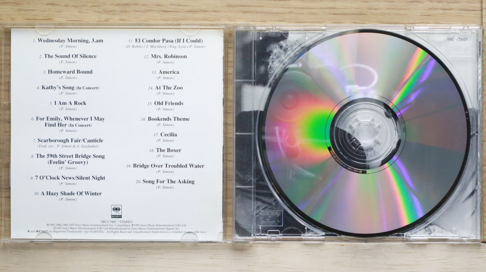 国内盤CD☆サイモン&ガーファンクル/Simon & Garfunkel□ 冬の