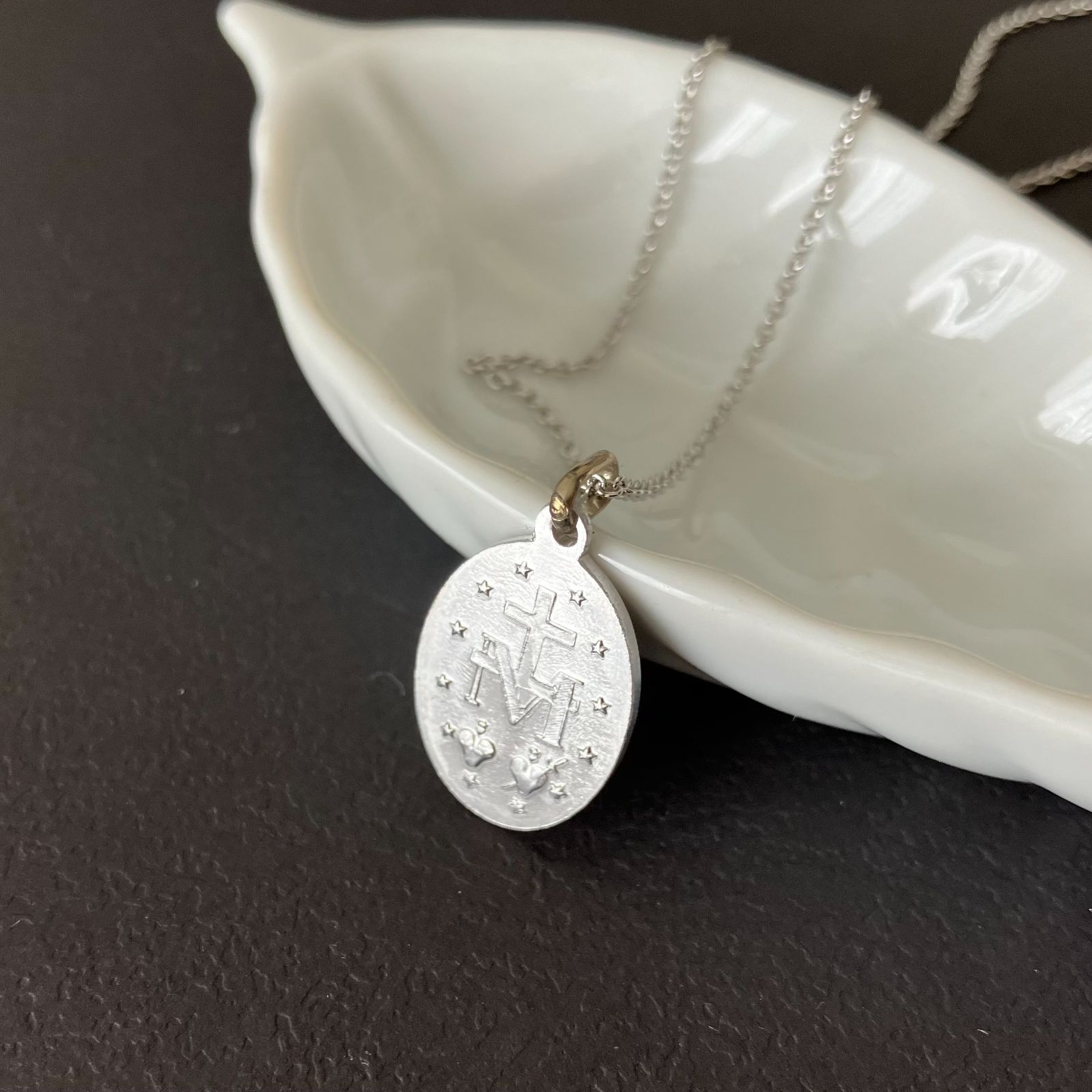 聖母マリア メダイ メダル シルバー ペンダントヘッド フランス