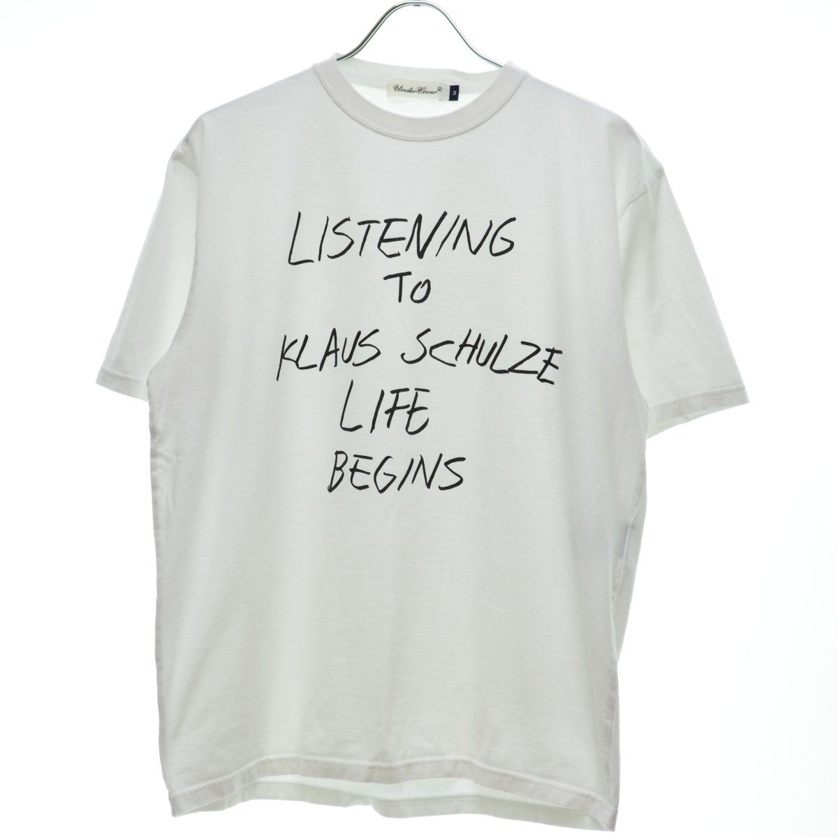 UNDERCOVER】24SS UC1D3802 LISTEN TO KLAUS SCHULZE TEE半袖Tシャツ 