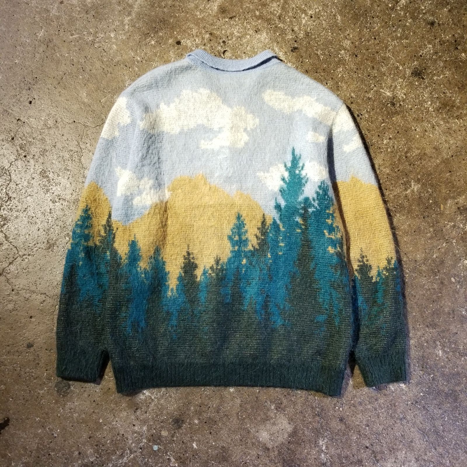 Needles×KITH ニードルズ×キスMOHAIR POLO SWEATER KITH × NEEDLES MOHAIR POLO SWEATER Lサイズ