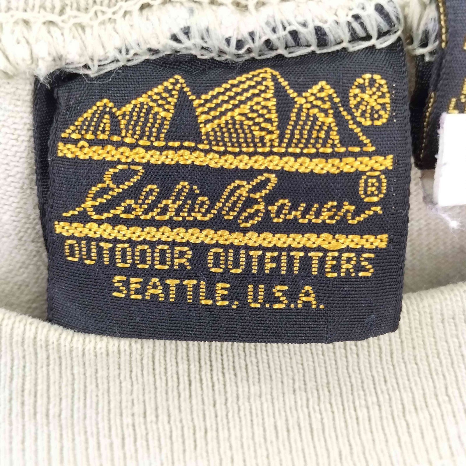 Eddie Bauer 70s 80s 黒タグ ウール XL エディーバウアー 80s 黒タグ Eddie Bauer エディーバウアー スタジャン レザー