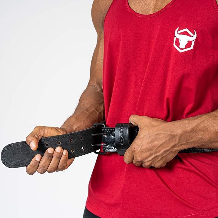 IRONBULL STRENGTH パワーベルト ブラック/レッド Amazon | Iron