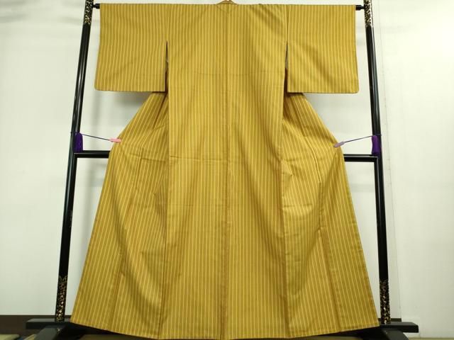 平和屋本店□超希少 本場黄八丈 東京都無形文化財 山下め