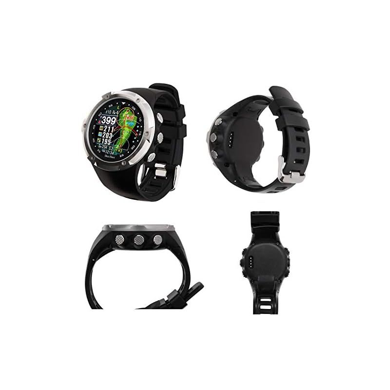 Shot Navi W1 Evolve ショットナビ ブラック×シルバー GPSゴルフナビ ゴルフ距離計 競技利用OK 高低差 フェアウェイナビ グリーンビュー 海外コース対応 1