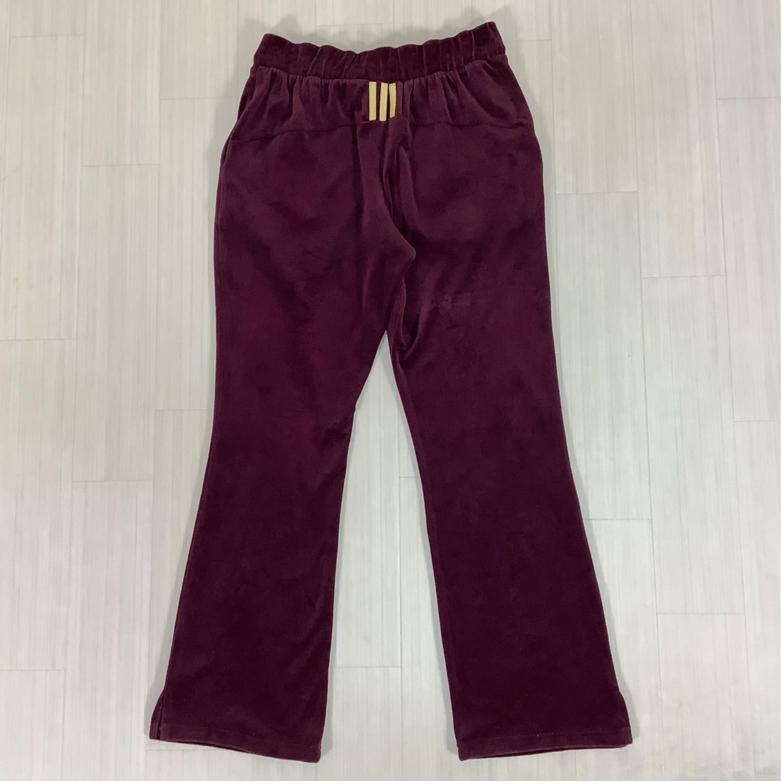 希少　アディダス ベロア　ジャージ　セットアップ　Mサイズ ボルドー 希少 アディダス ベロア ジャージ セットアップ Mサイズ