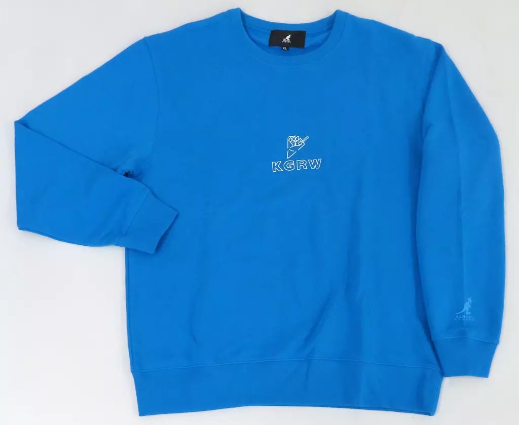 ワイテルズNakamu×KANGOL REWARD トレーナー ブルー 中古】アウター