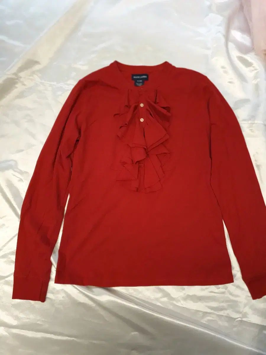 2026春夏 Ralph Lauren(ラルフローレン) フリルTシャツ XL ( 16Y ) Tシャツ