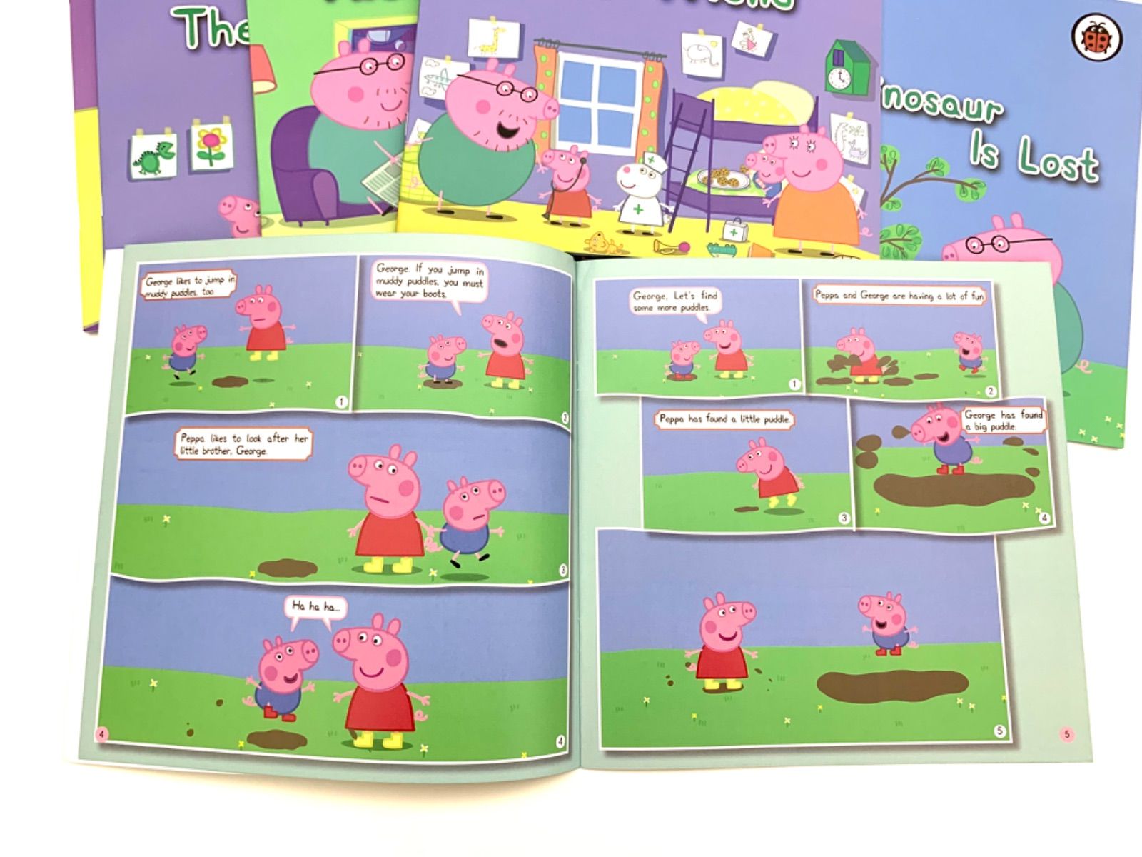 peppa pig ペッパピッグ漫画版シリーズ1 全冊音源付動画付 新品 - 育児