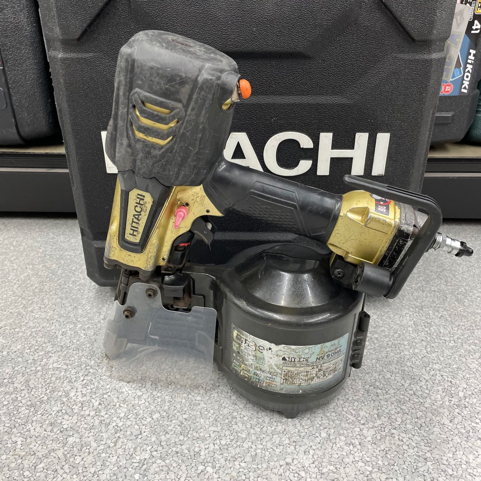 ハイコーキ(HIKOKI ※旧:日立工機) 高圧エア釘打ち機 NV90HR(S)【八潮店】