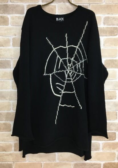 中古】 BLACK Scandal Yohji Yamamoto ﾌﾞﾗｯｸｽｷｬﾝﾀﾞﾙ ﾖｳｼﾞﾔﾏﾓﾄ ﾆｯﾄ HV