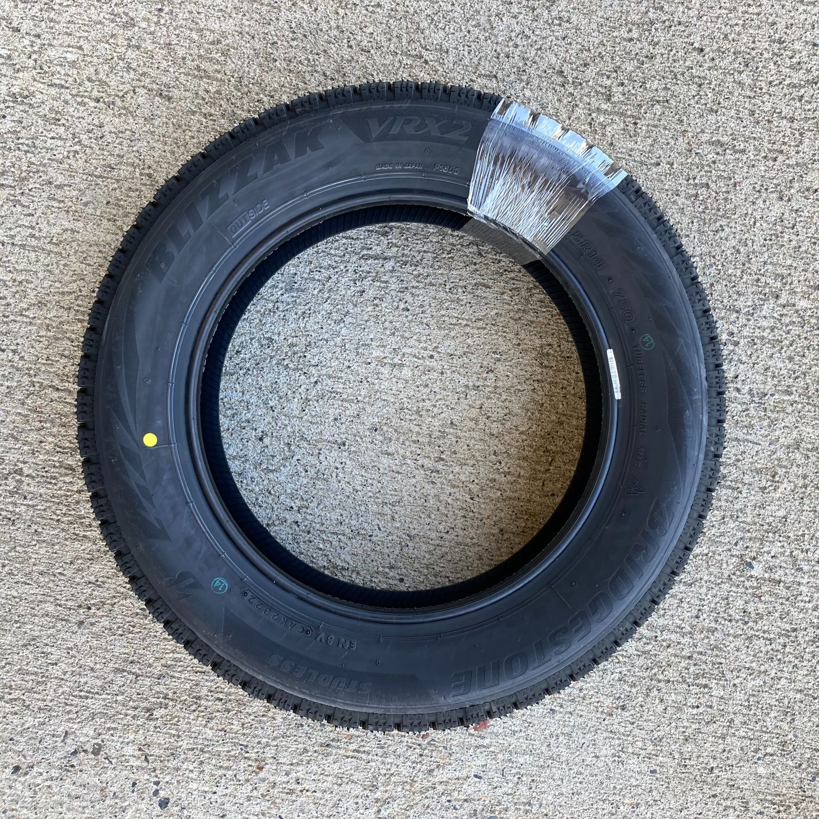 155/65R14 スタッドレスタイヤ 新品 4本セット ブリヂストン 