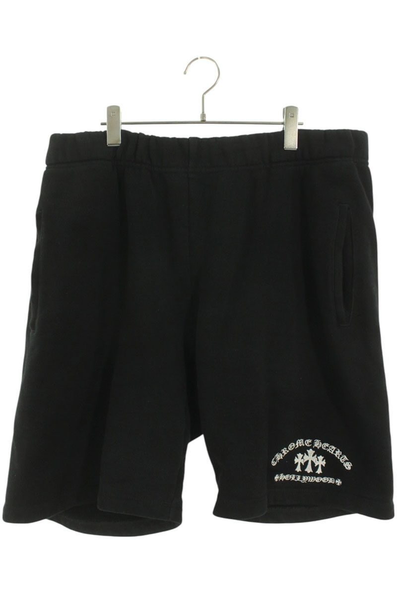 Chrome Hearts SAILIN ON HLF PNTS ハーフパンツ クロムハーツ SAILIN ON HLF PNTS クロス刺繍ハーフパンツ メンズ M
