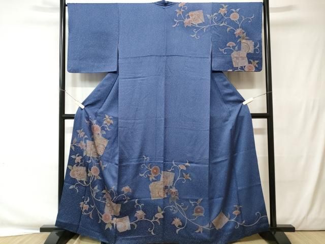 正規品，新作 平和屋着物■訪問着　鳳凰破れ色紙重ね枝花文　暈し染め　金彩　正絹　逸品　CAAV2414ev