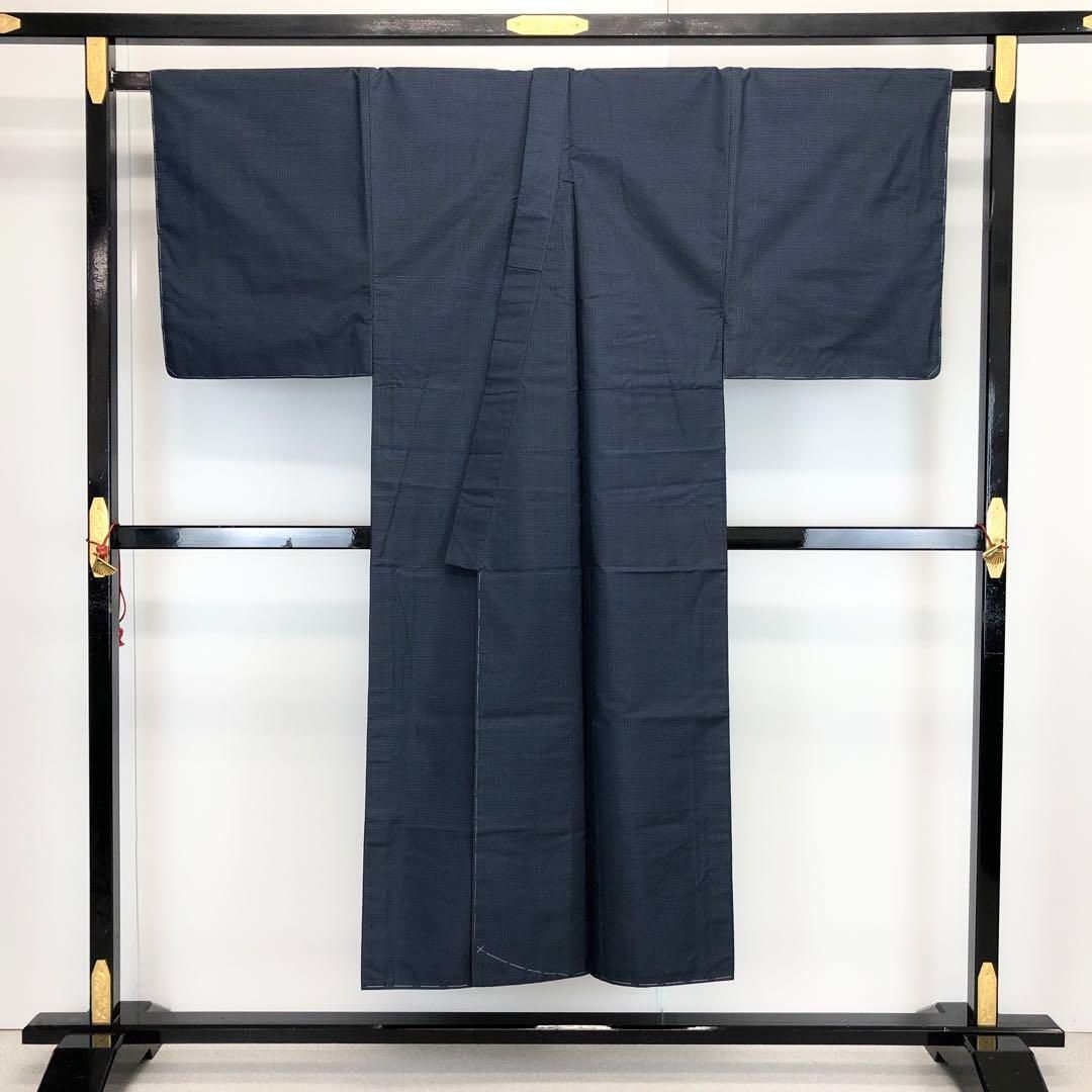 80亀甲 藍泥染