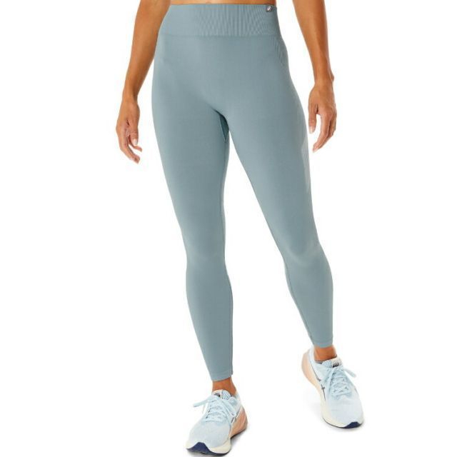 asics アシックス WOMEN NAGINO FLEX SEAMLES ライトスティール S 2032C728 405 | スポーツ レディース S 服 衣類 衣料品ウェア ウェア フィットネスウェア インナー タイツ フレックスシームレスタイツ 吸