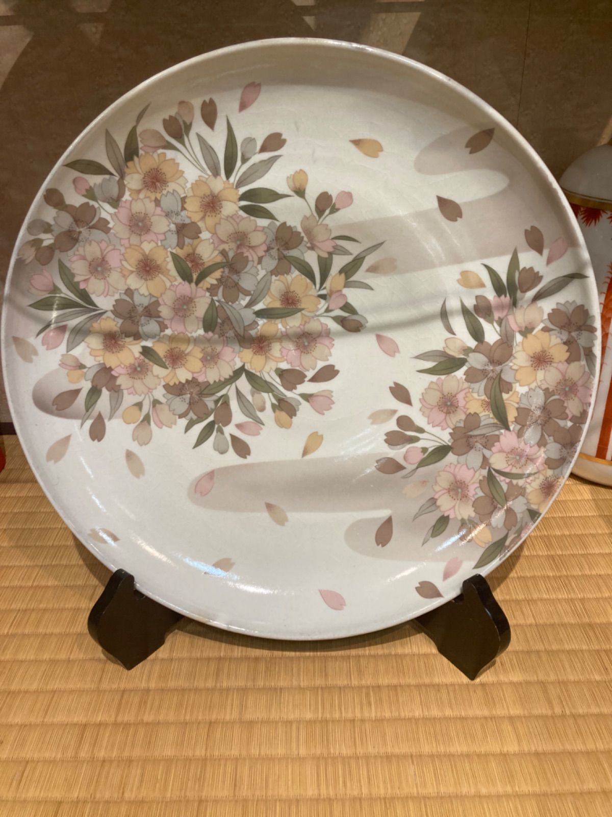 即納】 撫松庵 桜 大皿 【公式通販】