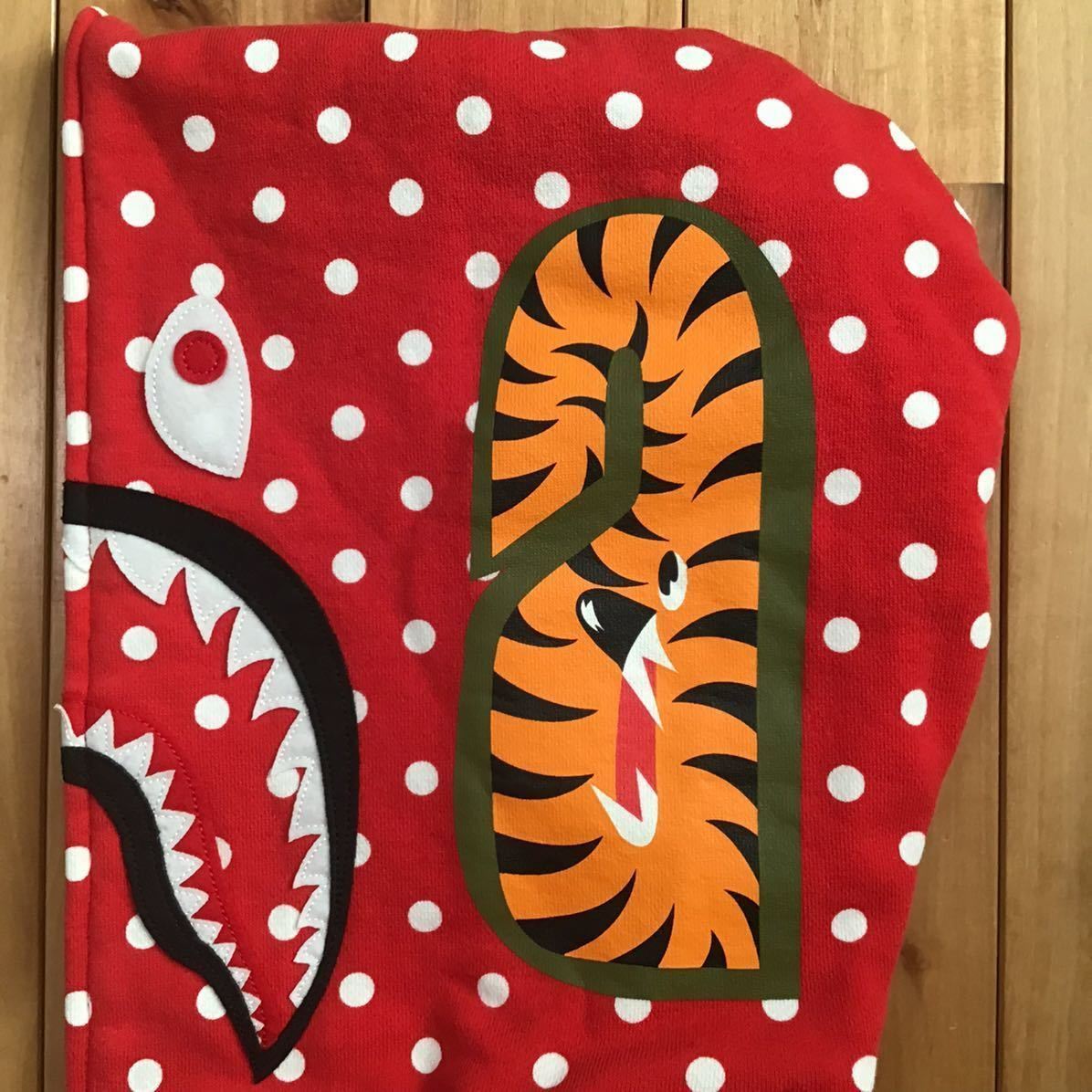 BAPE DOT シャークパーカー shark ベイプ ape エイプ xs
