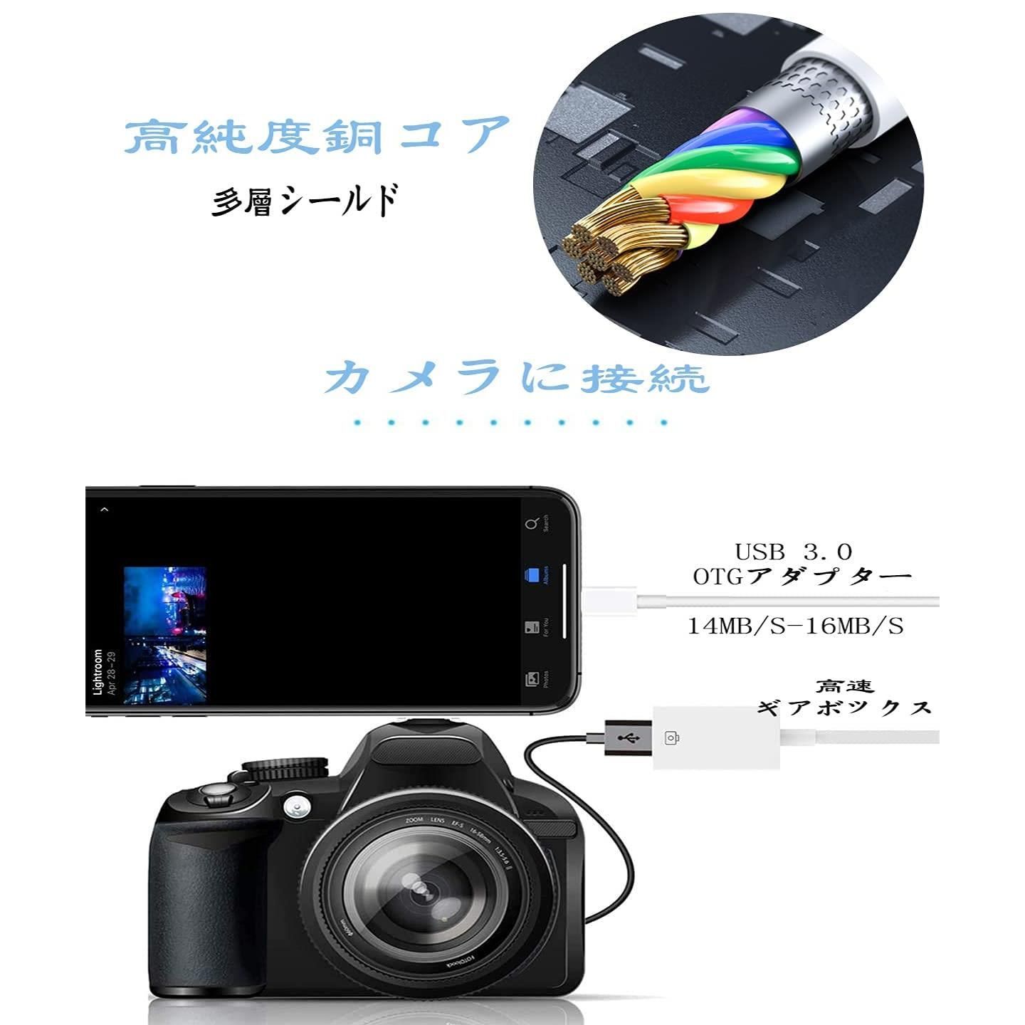 WiFi CF アダプター SD CF カードアダプター、一眼レフカメラ用、撮影 ...