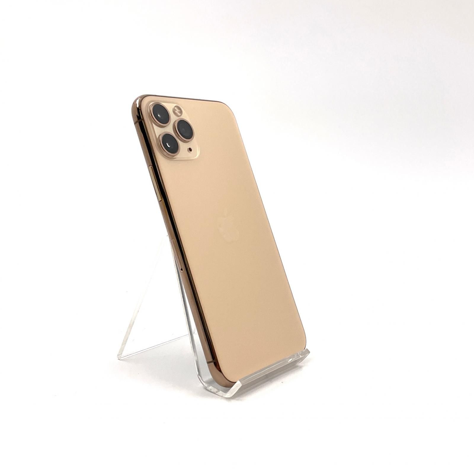【全額返金保証】【最速発送】Apple iPhone 11 Pro 256GB ゴールド au 動作確認済 80% 白ロム