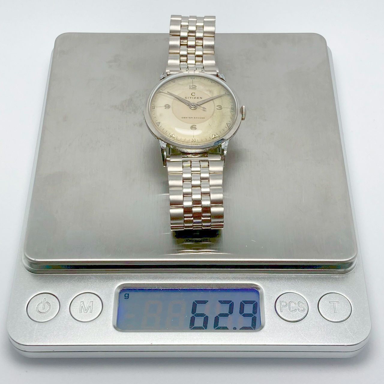 T03【現状品】CITIZEN Cマーク センターセコンド 手巻き腕時計 - メルカリ
