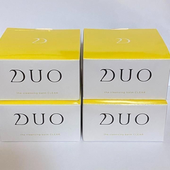 DUO ザ クレンジングバーム クリア 90g 4個セット（🌼DUO