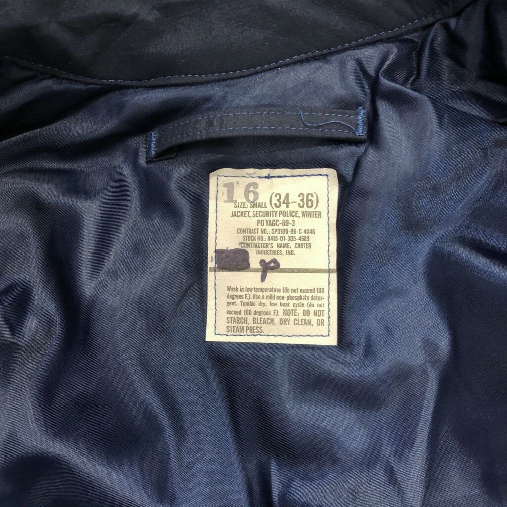 90年代 米軍実物 U.S.AIRFORCE USAF セキュリティポリス ウィンター