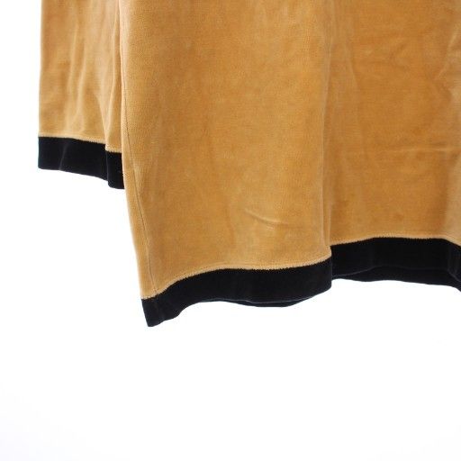  フェンディ FENDI ヴィンテージ ベロアTシャツ カットソー 長袖 ロゴ 46 ベージュ KH 長袖 Tシャツ カットソー