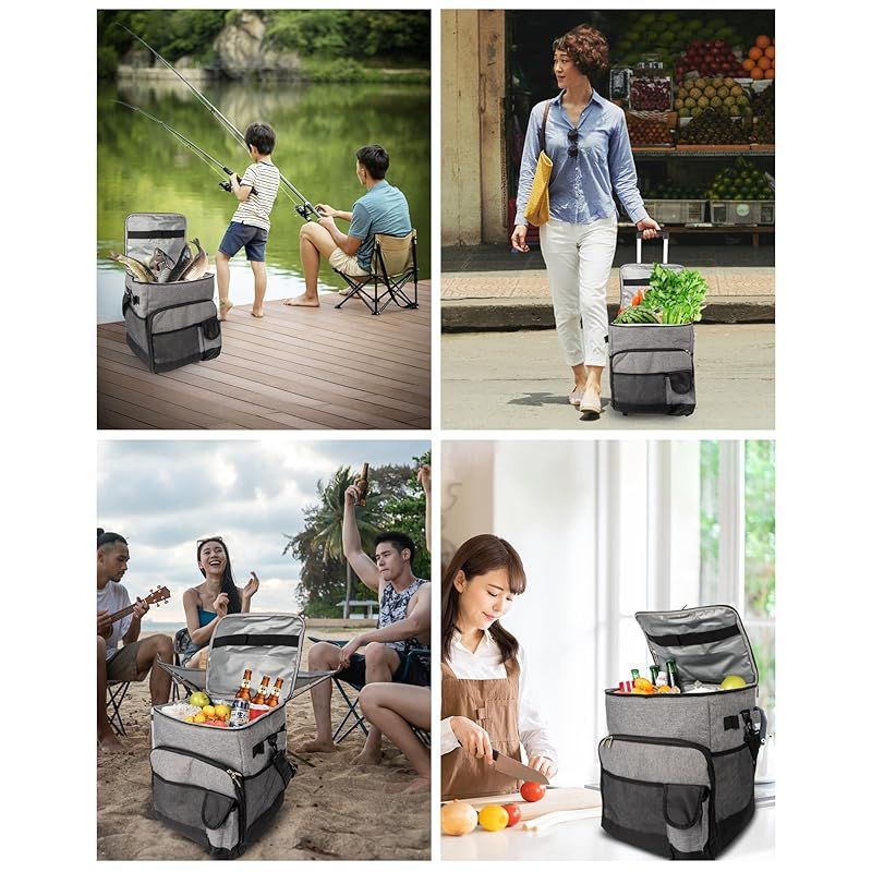 キャンプ|釣り|買い物|BBQ対応 グレー