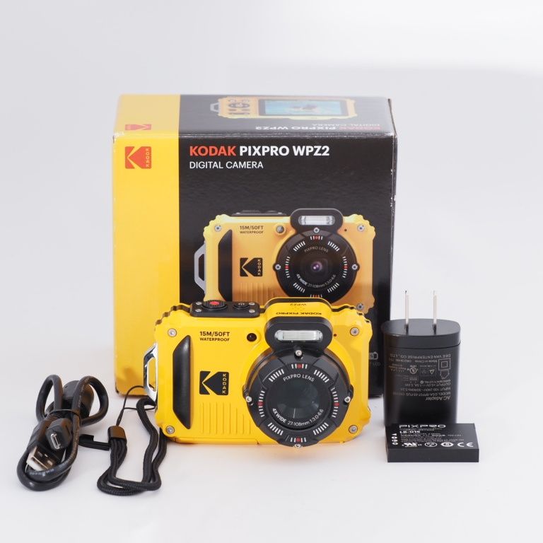 kodak コダック コンパクトデジタルカメラKodak PIXPRO WPZ2 防水 防塵 耐衝撃 CALSモード イエロー - メルカリ