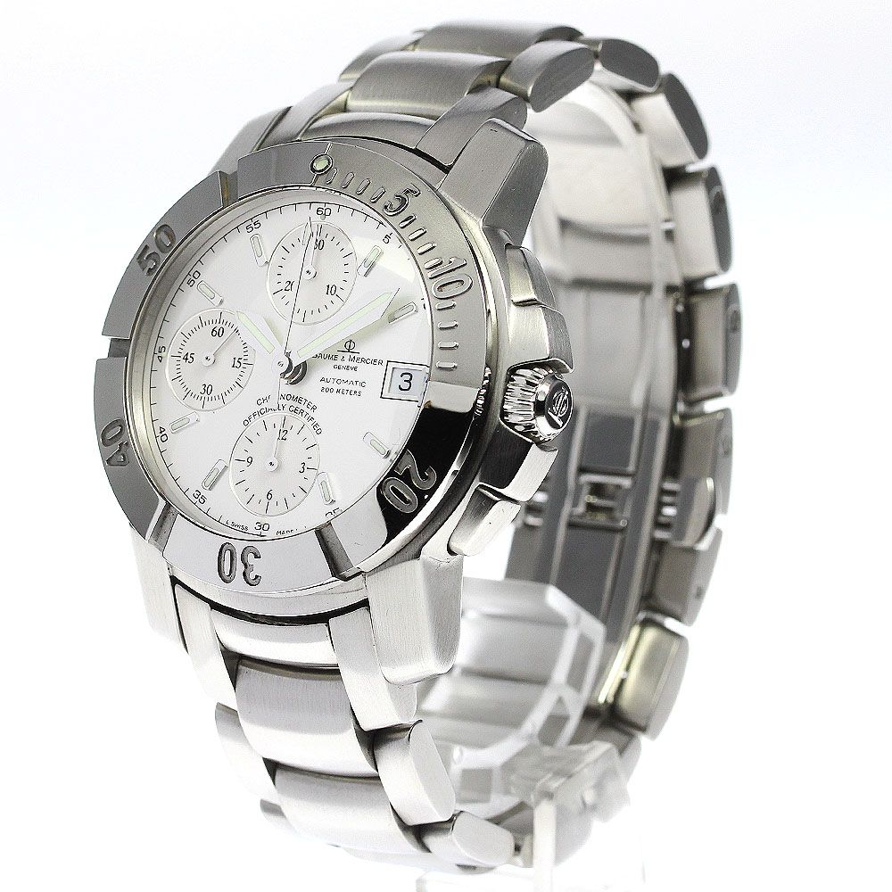 ボーム＆メルシェ Baume & Mercier ケープランド クロノグラフ デイト