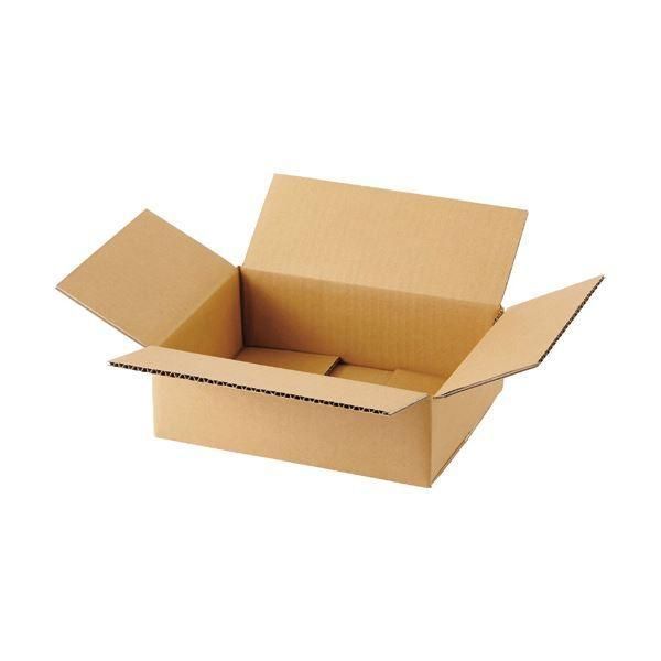 （まとめ）TANOSEE 無地ダンボール箱 B5判対応サイズ 高さ90mm 1パック（20枚） 〔×5セット〕