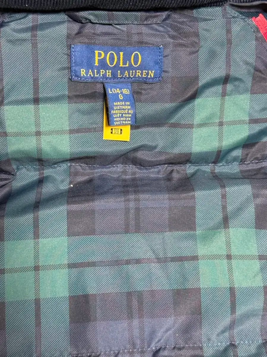 ポロラルフローレン BOYS ダウンベスト レディース着用