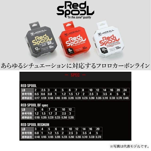『レッドスプール　16lb 4個セット(ジャッカル)』 RED SPOOL / レッドスプール - FRESH WATER バス釣り ｜JACKALL