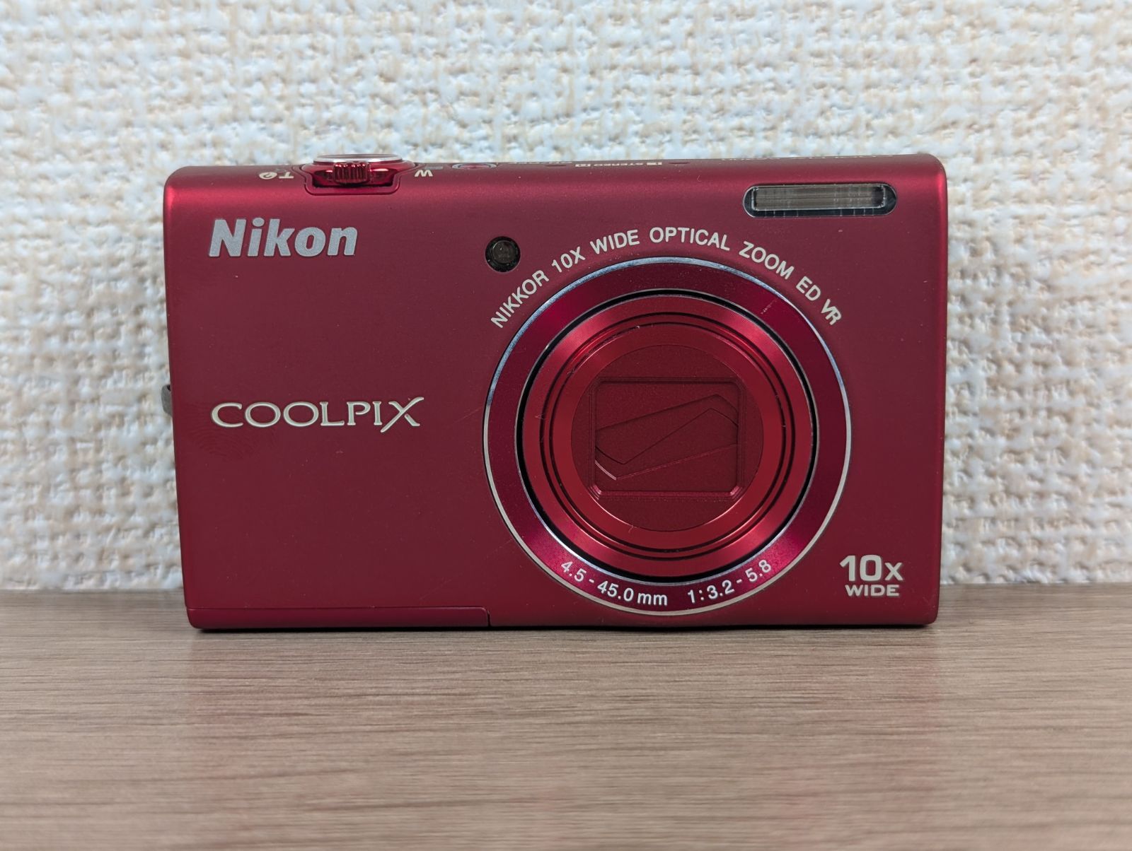 美品】Nikon COOLPIX S6200 レッド ニコン クールピックス コンパクト 