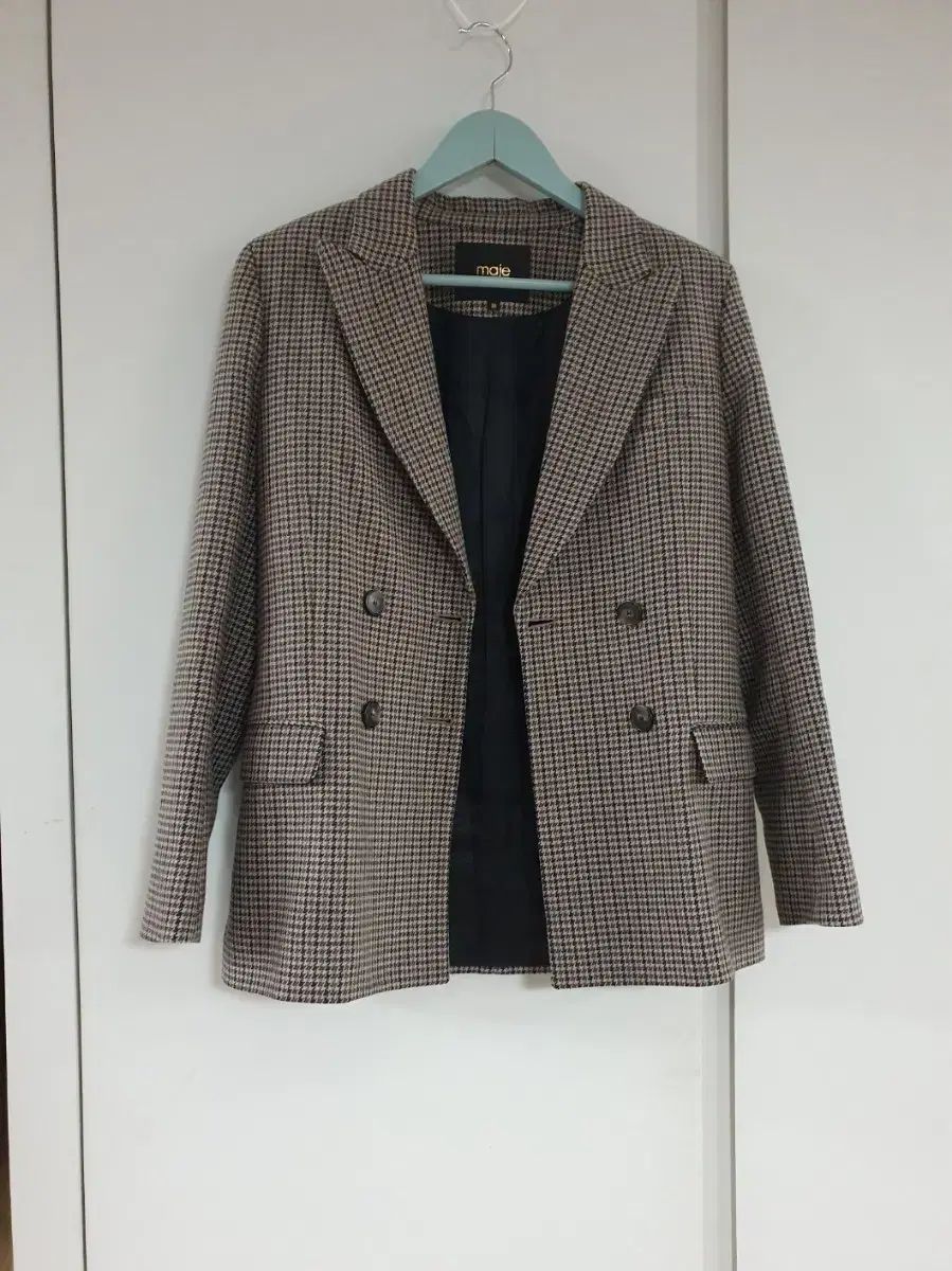maje マージュ チェック ジャケット