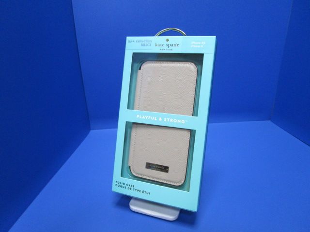 kate spade◆iPhone Xケース◆手帳型デニム◆エンブリッシュ kate spade◇iPhone Xケース◇手帳型デニム◇エンブリッシュ