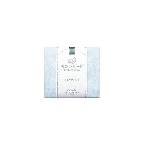 日繊商工 天使のガーゼ tenshi no gauze タオルチーフ ブルー TE-501